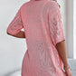 👚 50% OFF NOW! 🌸 Women's Short Sleeve Hollow-Out Knit Cardigan – Breathable Pointelle, Lightweight & Versatile Open-Front – Summer Essential ☀️