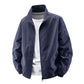 Men's Loose-Fit Casual Stand-Up Collar Jacket