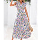 🎆👗LIMITED-TIME 50% OFF! ✨Women's Floral Print Dress with Flutter Sleeve