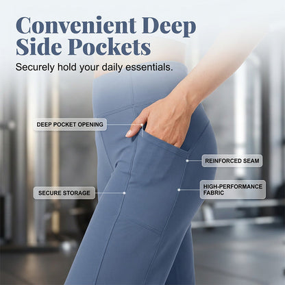 ⏰🔥LIMITED TIME 56% OFF! 💪 Elegant Tummy Control Yoga Pants – Slimming, Comfortable & Perfect for Yoga or Everyday Wear ✨🧘‍♀️