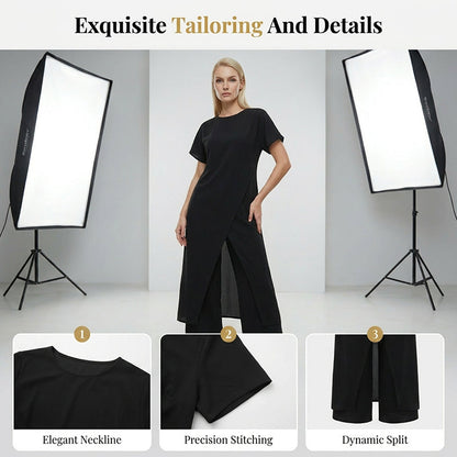 📢📢40% OFF !! ⏰Minimalist Loose Fit Two-Piece Outfit