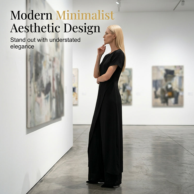 📢📢40% OFF !! ⏰Minimalist Loose Fit Two-Piece Outfit