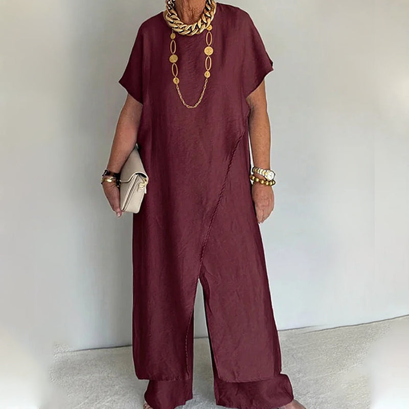 📢📢40% OFF !! ⏰Minimalist Loose Fit Two-Piece Outfit