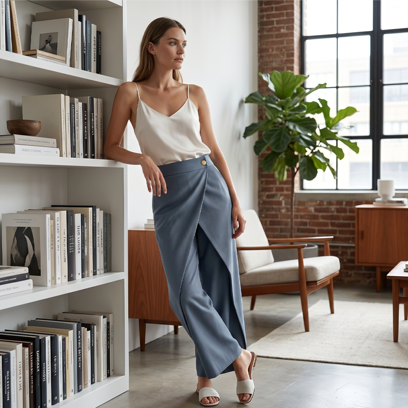 👖 Women's Patchwork Cropped Casual Pants 🌸