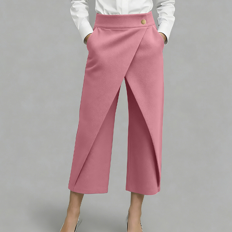 👖 Women's Patchwork Cropped Casual Pants 🌸