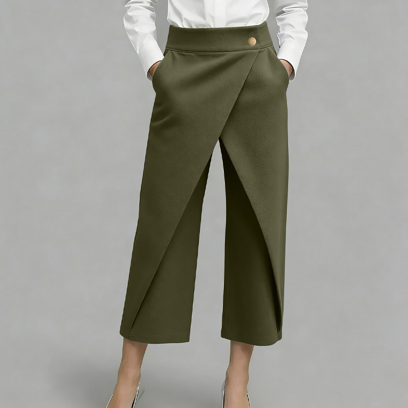👖 Women's Patchwork Cropped Casual Pants 🌸