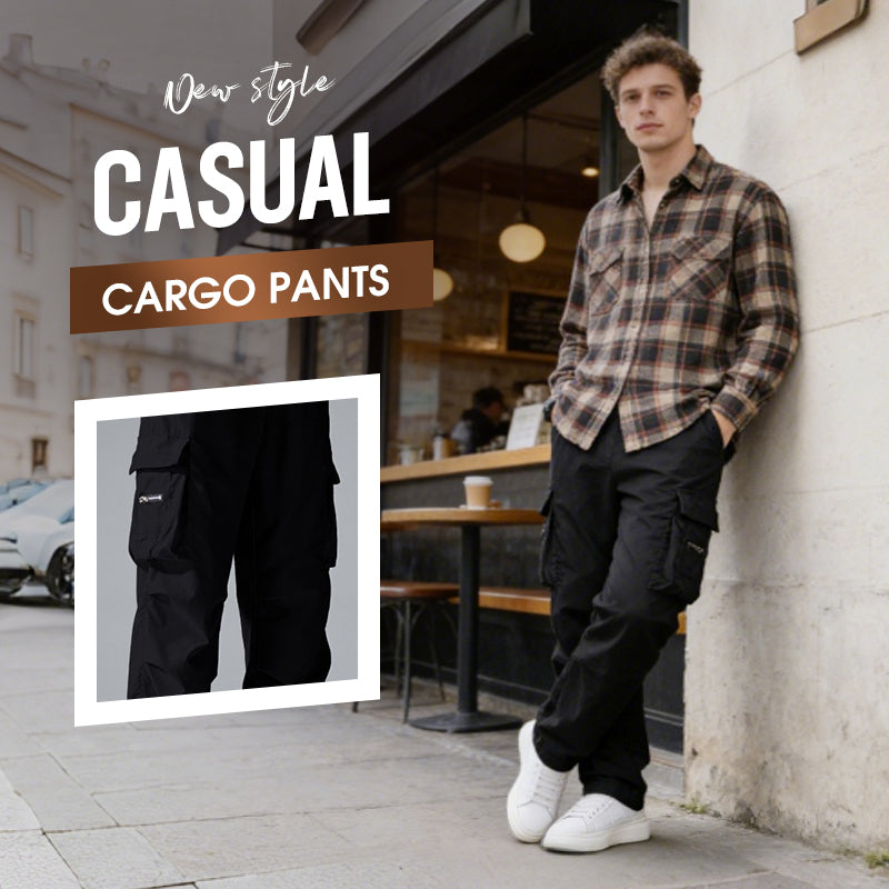 👖 50% OFF! ✨ Men's Cargo Pants – Multi-Pockets, Stretch, Casual ✨