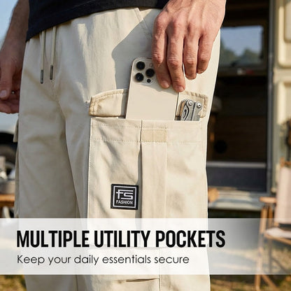 👖 50% OFF! ✨ Men's Cargo Pants – Multi-Pockets, Stretch, Casual ✨