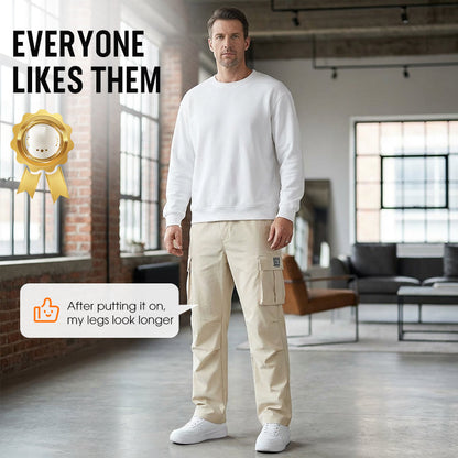 👖 50% OFF! ✨ Men's Cargo Pants – Multi-Pockets, Stretch, Casual ✨