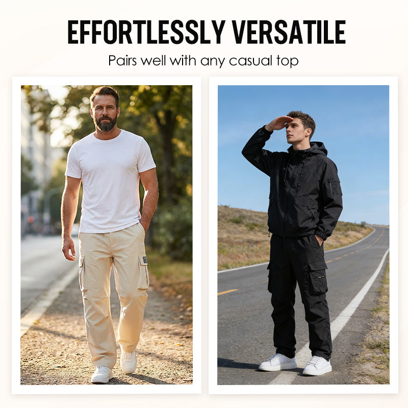 👖 50% OFF! ✨ Men's Cargo Pants – Multi-Pockets, Stretch, Casual ✨