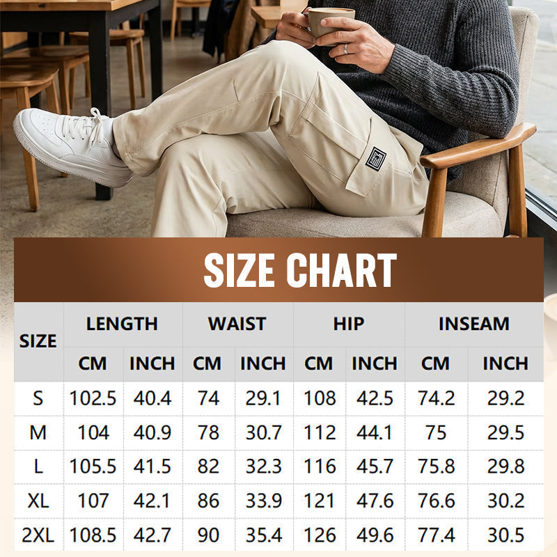 👖 50% OFF! ✨ Men's Cargo Pants – Multi-Pockets, Stretch, Casual ✨
