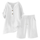 🌿Women's Cotton Linen 2-Piece Outfit Set – Cool, Comfy & Chic 🌞