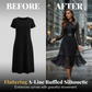 📢📢50% OFF !! ⏰Elegant Polka Dot Tie-Neck Midi Dress 