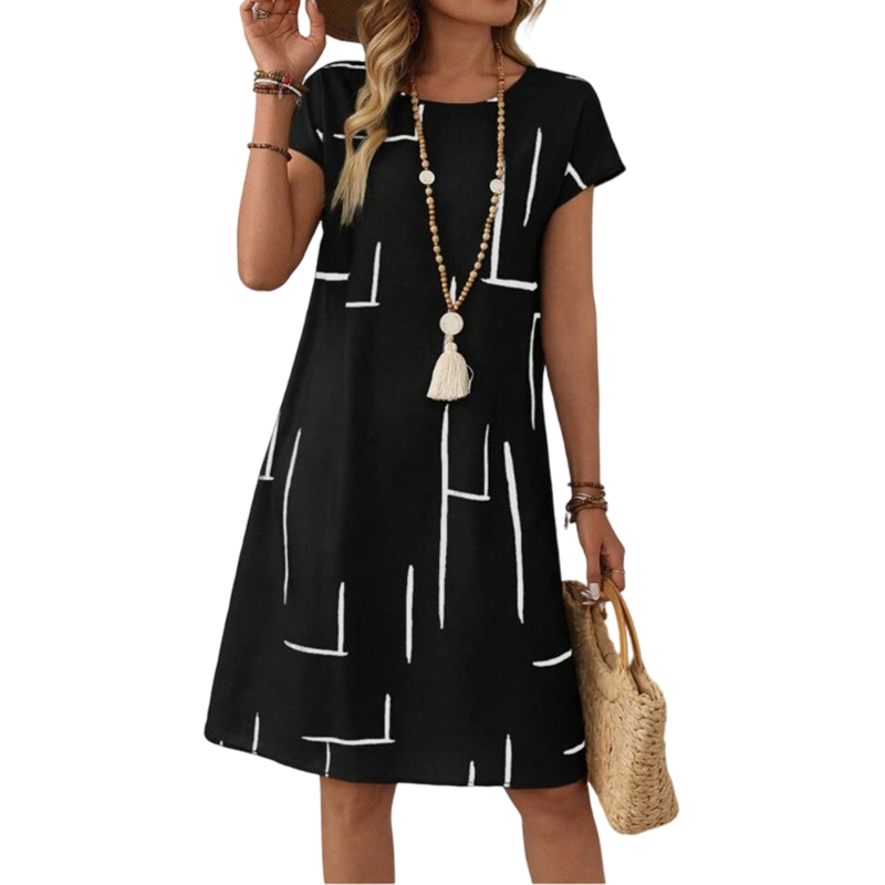 🎉Limited Sale🎉Women's Relaxed Fit Vacation Midi Dress