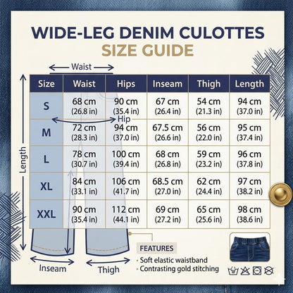 👖 LIMITED-TIME 50% OFF! ☁️ Women's Pull-On Wide-Leg Cropped Denim Jeans – Effortless Comfort, Elastic Waist, Chic Silhouette ✨