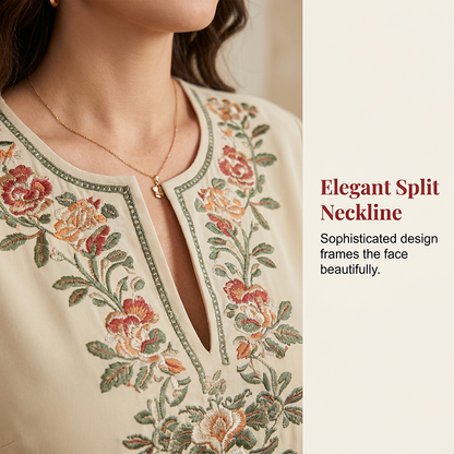 ⏳Limited-time 50% off⏰Women's Long Sleeve Blouse & Wide-Leg Pants Set👚👖