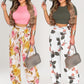 📢📢30% OFF !! ⏰ Women's Two-Piece Set – Fitted T-Shirt, Loose Pants, Casual 🌸