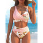 👙 50% OFF NOW ! 💐 Women's Floral Print High Waist Bikini Set – Elegant floral pattern, flattering high waist design, soft fabric, perfect for beach & pool days ☀️