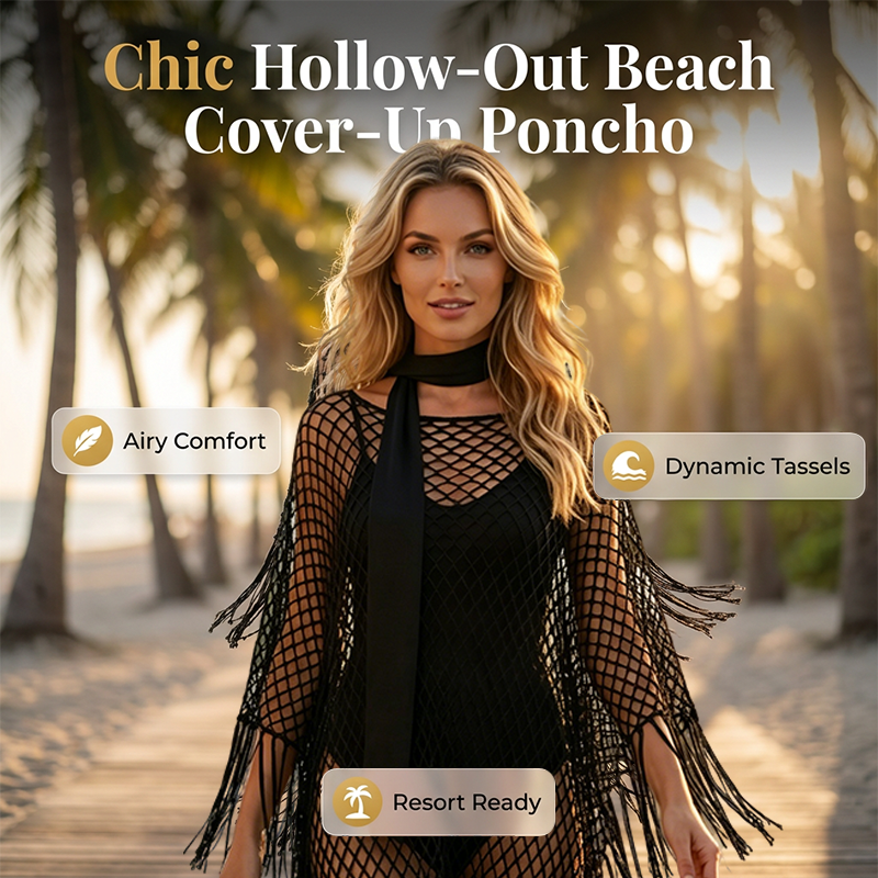 🏖️LAST DAY SALE !🔥JCUK Summer Metallic Crochet Cover-Up – Lightweight, Flowy & Effortlessly Stylish 🌊☀️
