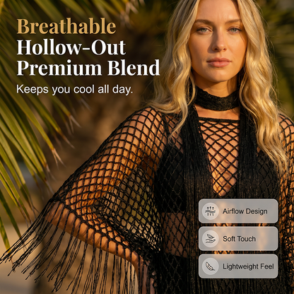🏖️LAST DAY SALE !🔥JCUK Summer Metallic Crochet Cover-Up – Lightweight, Flowy & Effortlessly Stylish 🌊☀️