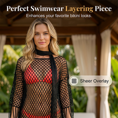 🏖️LAST DAY SALE !🔥JCUK Summer Metallic Crochet Cover-Up – Lightweight, Flowy & Effortlessly Stylish 🌊☀️