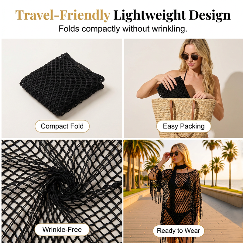 🏖️LAST DAY SALE !🔥JCUK Summer Metallic Crochet Cover-Up – Lightweight, Flowy & Effortlessly Stylish 🌊☀️