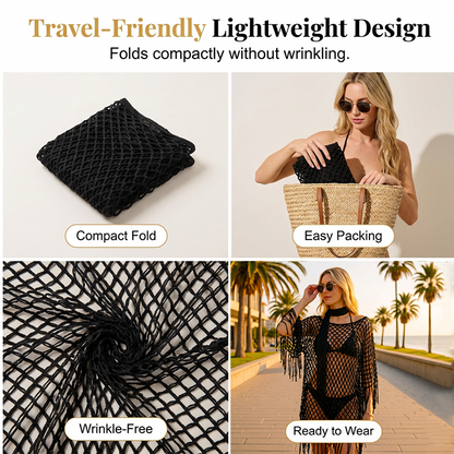 🏖️LAST DAY SALE !🔥JCUK Summer Metallic Crochet Cover-Up – Lightweight, Flowy & Effortlessly Stylish 🌊☀️