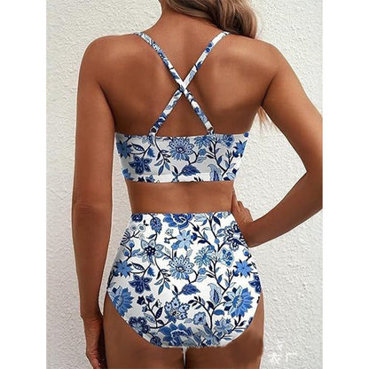 👙Vacation mode: ON🌴Women's High-Waisted U-Bar Bikini Set