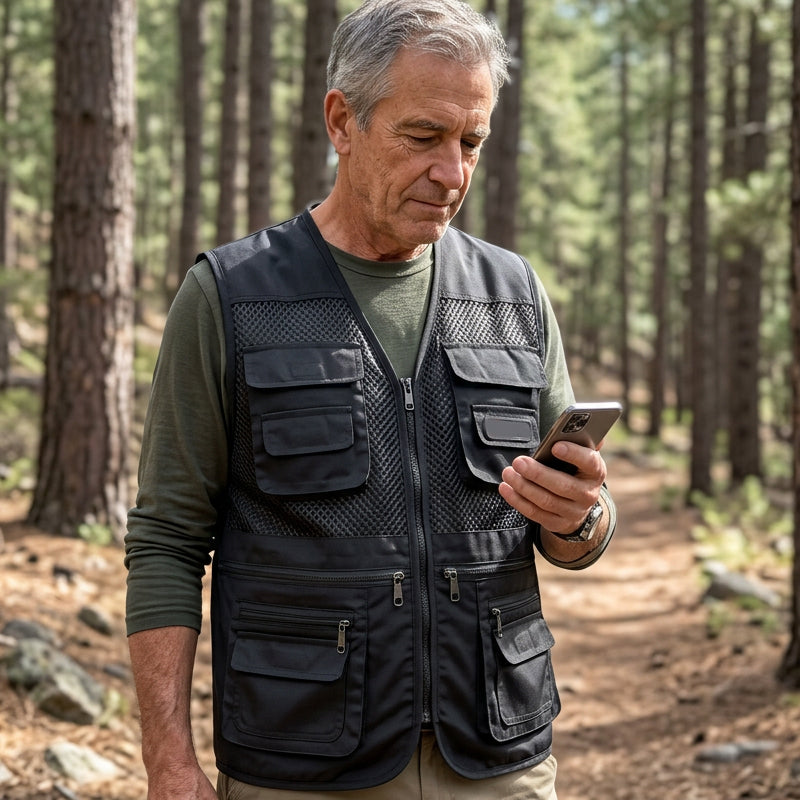 Men's Multi-Pocket Outdoor Fishing Vest