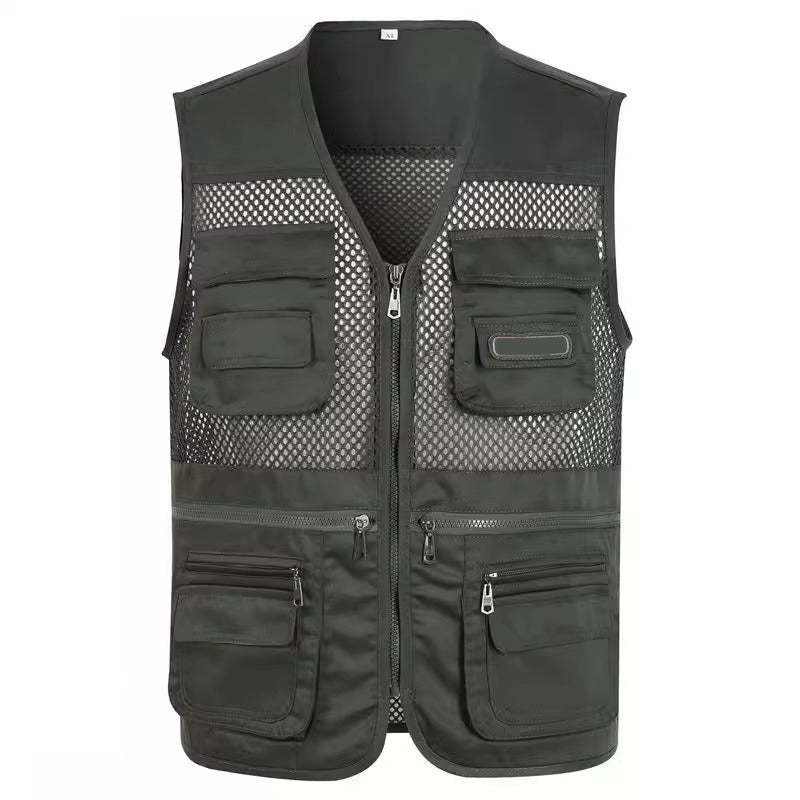 Men's Multi-Pocket Outdoor Fishing Vest