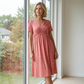 🍀LAST DAY SALE 50% OFF🍀Women’s V-Neck Short Sleeve Long Dresses