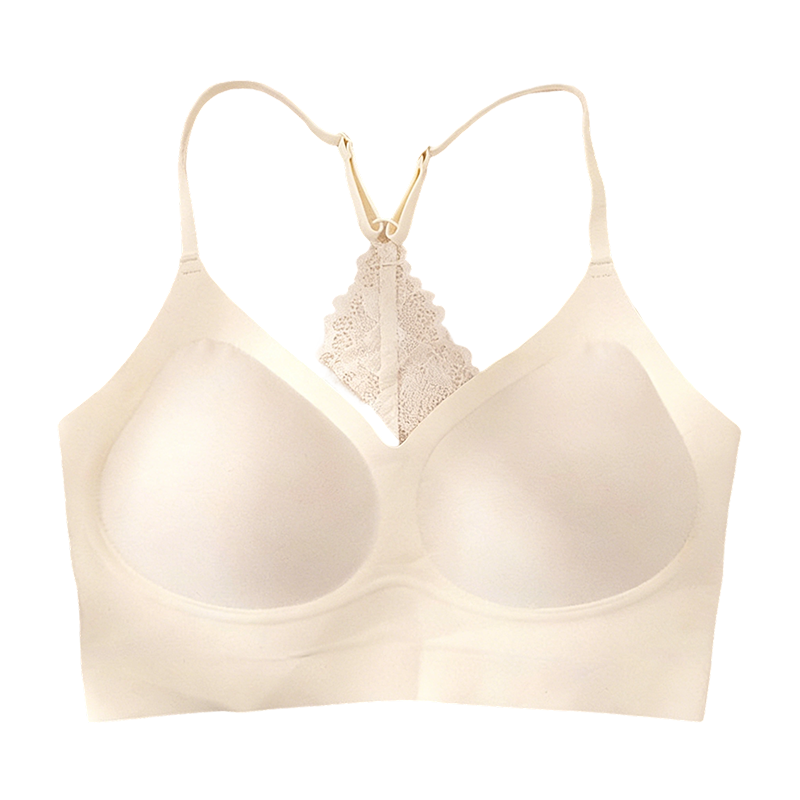 Seamless Lace Racerback Bra 👙✨ – Wire-Free, Breathable, Invisible Everyday Fit