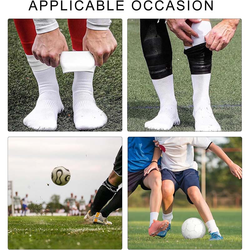 Silicone Shin Guard Sleeves for Soccer