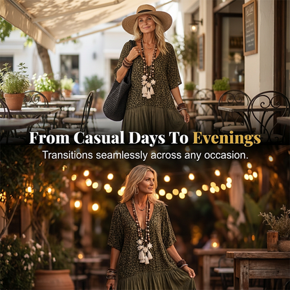🌸 50% OFF NOW! 🌸Women's Elegant Bohemian Maxi Dress