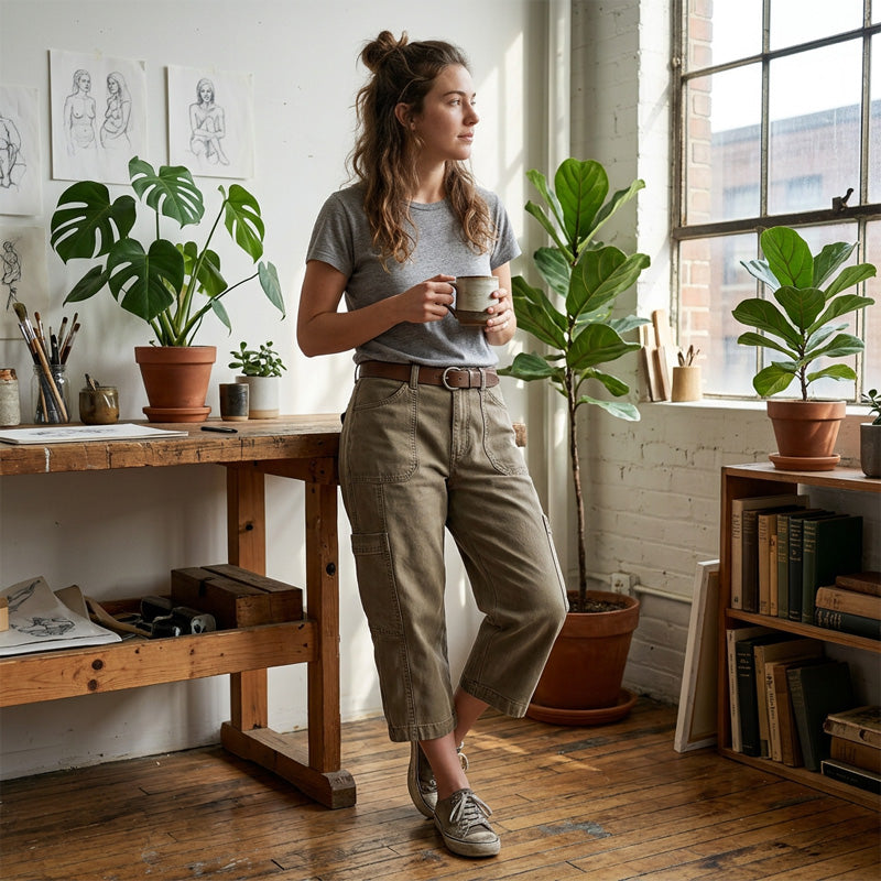 👖 LIMITED-TIME 50% OFF! 💥 Women's Relaxed Casual Cargo Capris – Utility Pockets, Breathable, Relaxed Fit ✨