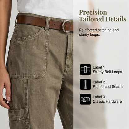 👖 LIMITED-TIME 50% OFF! 💥 Women's Relaxed Casual Cargo Capris – Utility Pockets, Breathable, Relaxed Fit ✨