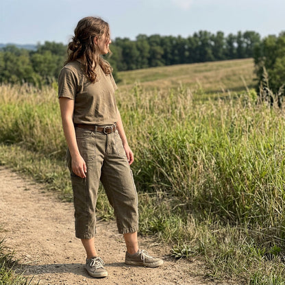 👖 LIMITED-TIME 50% OFF! 💥 Women's Relaxed Casual Cargo Capris – Utility Pockets, Breathable, Relaxed Fit ✨