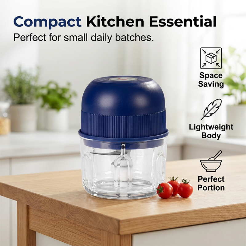 🥳 50% OFF! 🥳Mini Electric Garlic Chopper Press with Container & 💕Food processor💕