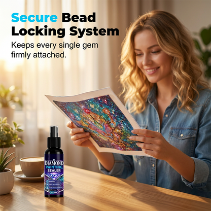 💎✨ Diamond art sealer – locks beads, glossy finish, dries fast & lasts.