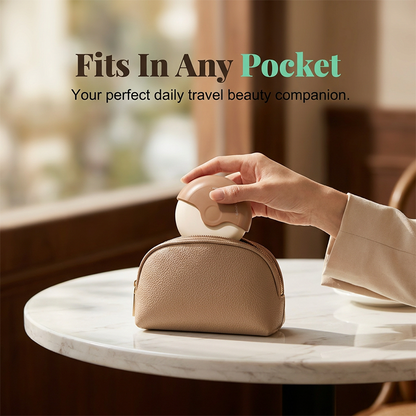Portable 3-Layer Hair Shaver with Rotating Cover