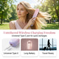 Portable Cordless Hair Straightening Brush
