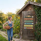 ⏳Limited-time 30% off⏰Rustic Wooden Garden Hanging Sign Wall Decor Plaque🏡