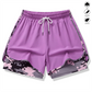 🎁New Arrivals 50% OFF💥Women's Casual Athletic Shorts with Built-in Liner