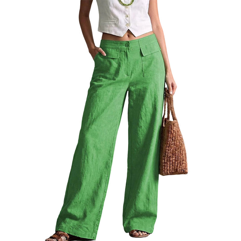 🎁2026 New Arrivals 55% OFF💥Women's Casual Cotton Linen Loose-Fitting Pants