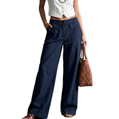 🎁2026 New Arrivals 55% OFF💥Women's Casual Cotton Linen Loose-Fitting Pants