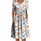 🔥Hot Sale 50% OFF🔥Hide the Tummy Flatteringly! Floral Print Dress – Breeze Through Summer 🌸