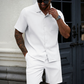 🎨👕 50% OFF – Solid Color Two-Piece Summer Outfit for Men – Ready-to-Wear in Seconds! | Breathable & Lightweight | Perfect for Daily Style ✨