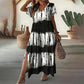 💖Last Day 40% OFF💖💃Women’s Causal V-Neck Gradient Dress