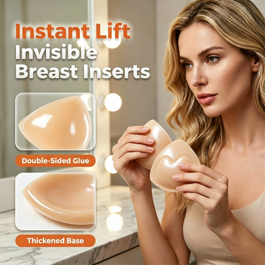 💕LAST DAY SALE ONLY ￡7.99!!💕OUFALI Lift Inserts for Bras – Lightly Padded, Double-Sided Adhesive👙 Reusable, Washable • Natural Lift • Seamless Under Clothing ✨