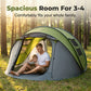 Instant Pop-Up Waterproof Family Camping Tent
